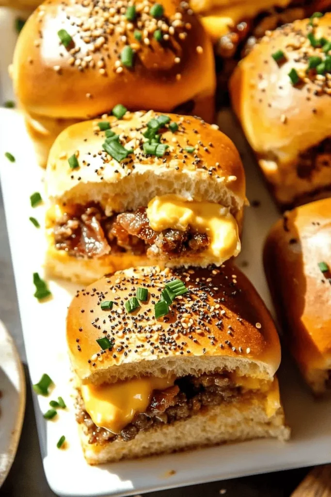 Hawaiian Roll Breakfast Sliders