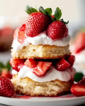 Homemade Strawberry Shortcake