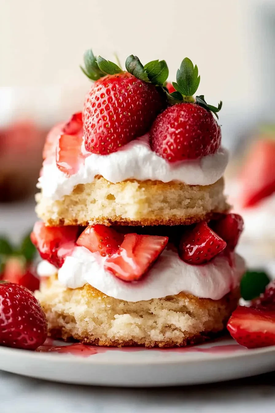 Homemade Strawberry Shortcake