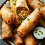 Jalapeño Popper Egg Rolls (Air Fried or Deep Fried)