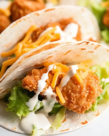 McDonald’s Crispy Chicken Ranch Snack Wrap (Copycat!)