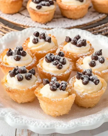 Mini Cannoli Cups