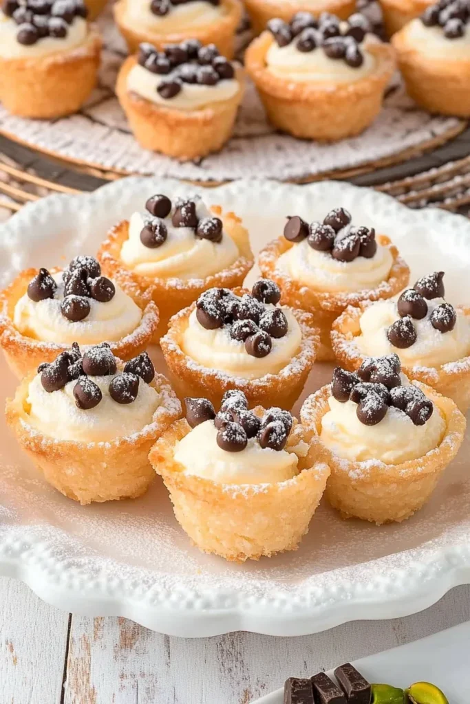 Mini Cannoli Cups