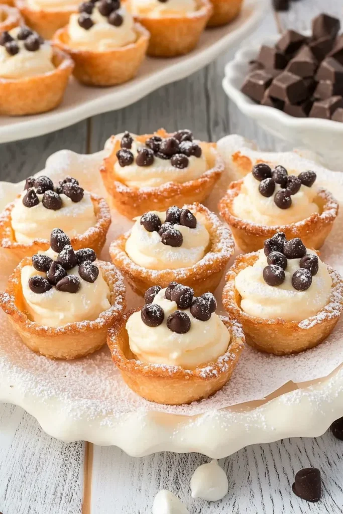 Mini Cannoli Cups