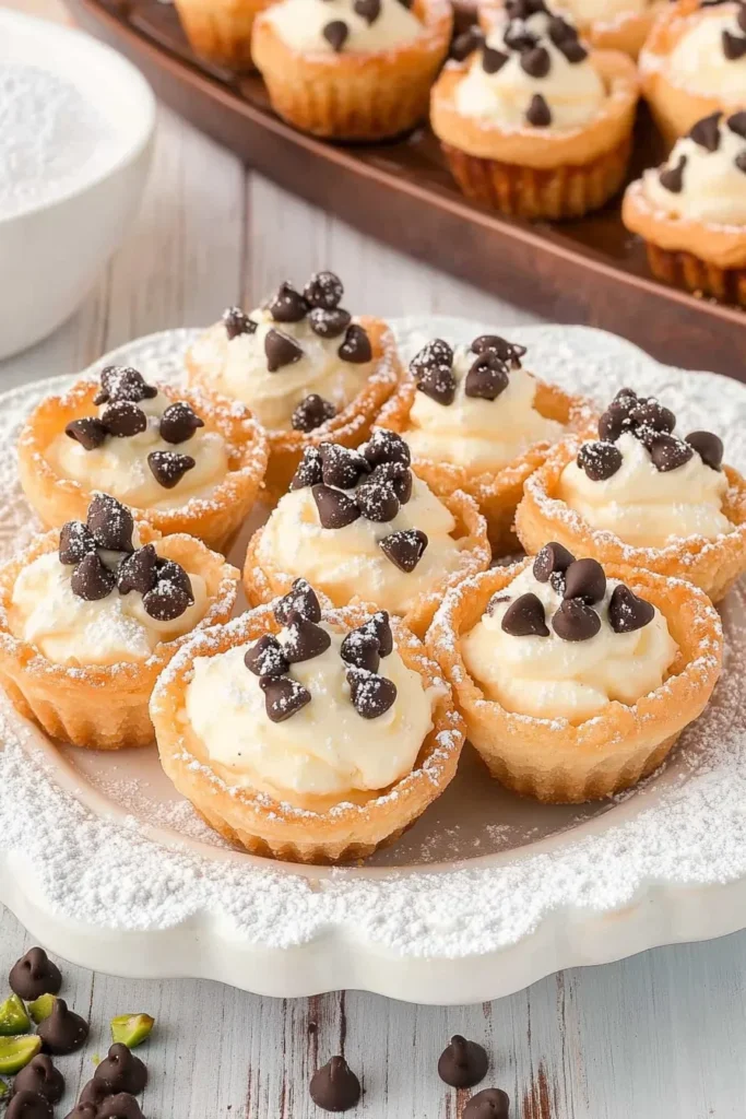 Mini Cannoli Cups