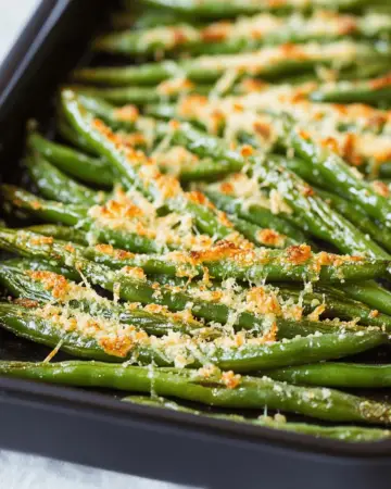 Roasted Parmesan Green Beans