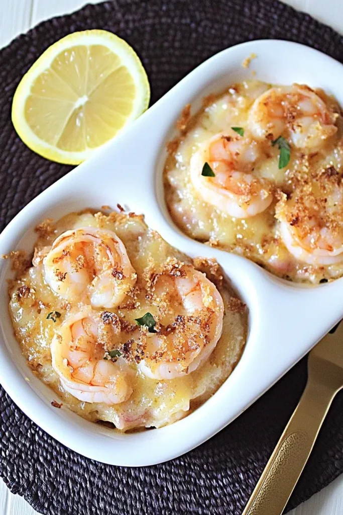 SHRIMP GRATIN