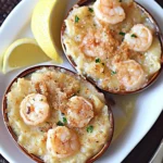 SHRIMP GRATIN