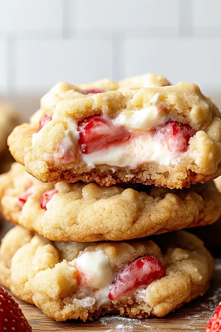 STRAWBERRY CHEESECAKE COOKIES