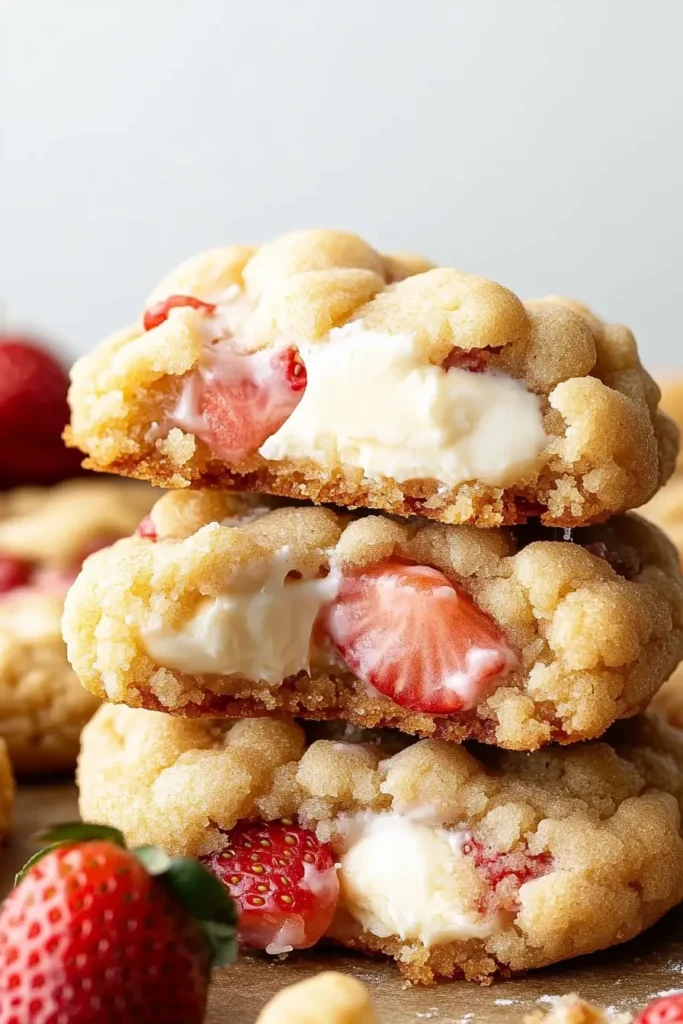 STRAWBERRY CHEESECAKE COOKIES