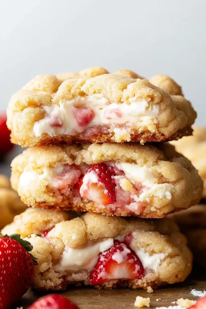 STRAWBERRY CHEESECAKE COOKIES