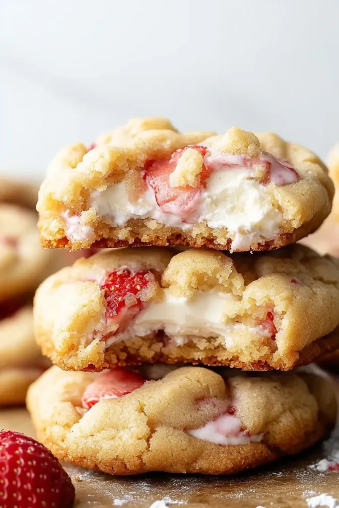 STRAWBERRY CHEESECAKE COOKIES