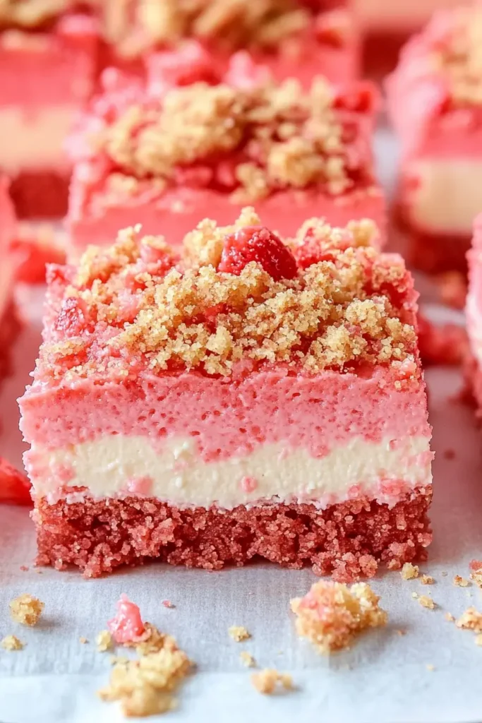 Strawberry Cheesecake Brownies