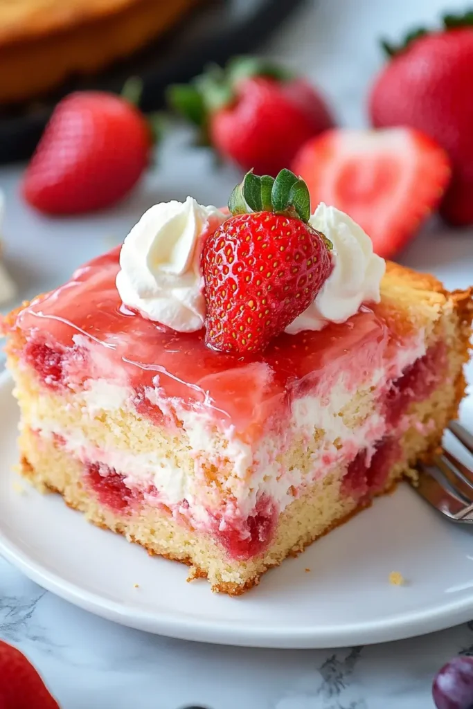 Strawberry Cheesecake Cake