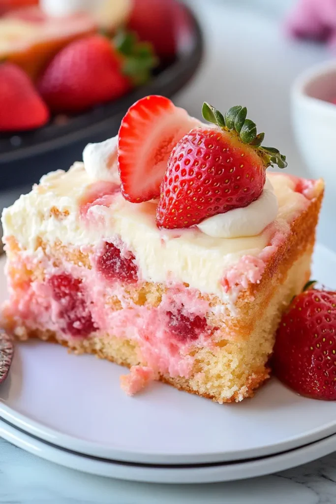 Strawberry Cheesecake Cake