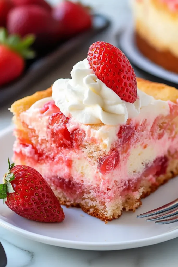 Strawberry Cheesecake Cake