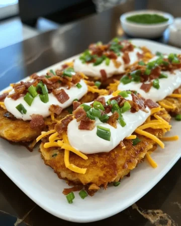 Loaded Hash Brown Patties