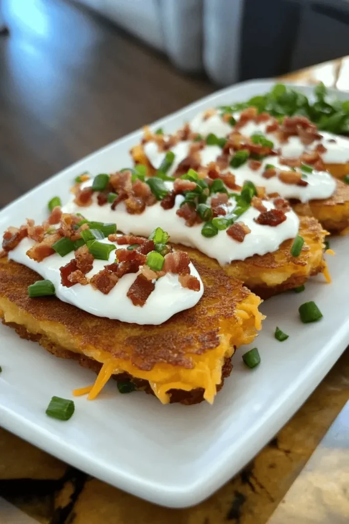 Loaded Hash Brown Patties