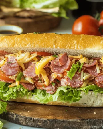 TikTok Viral Chopped Italian Sandwich