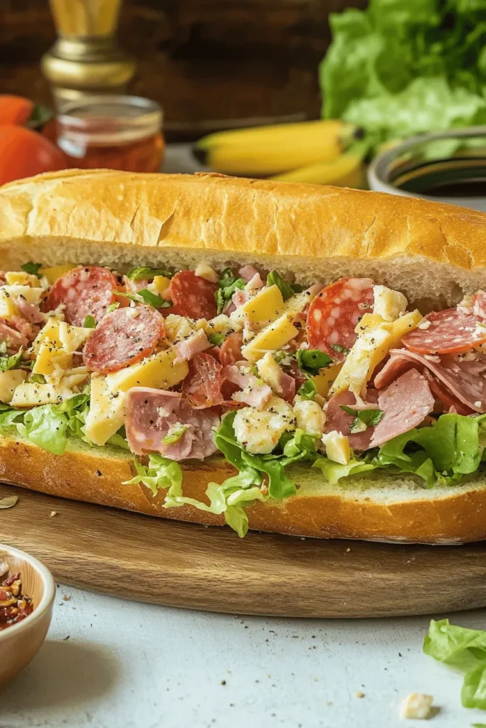 TikTok Viral Chopped Italian Sandwich