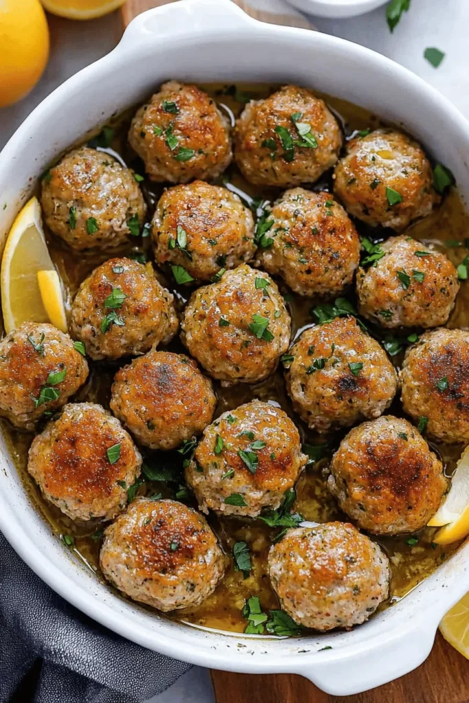 BAKED TURKEY MEATBALLS