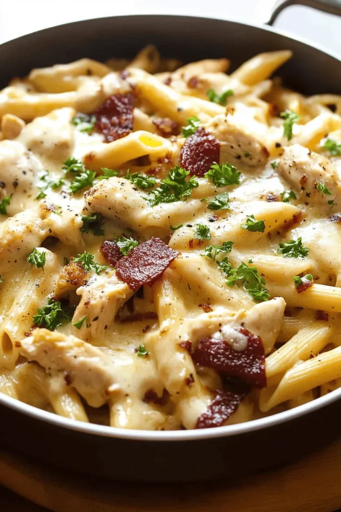 CHICKEN ALFREDO RECIPE WITH JAR SAUCE