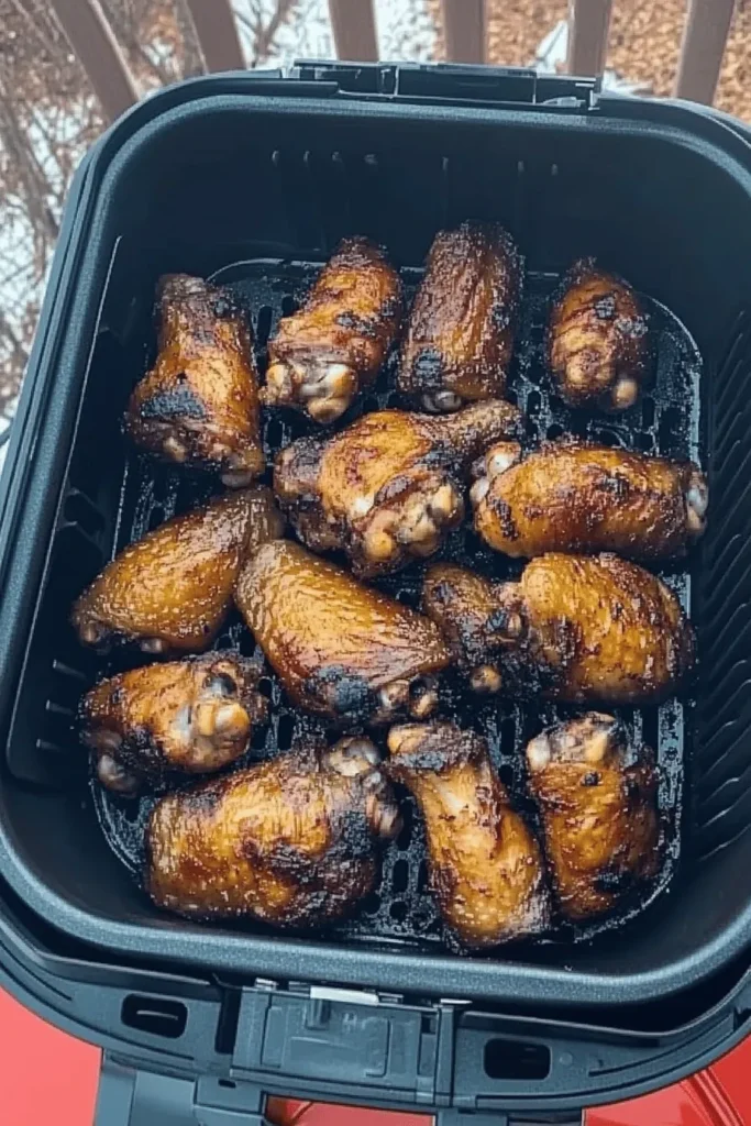 Frozen Chicken Wings in the Air Fryer