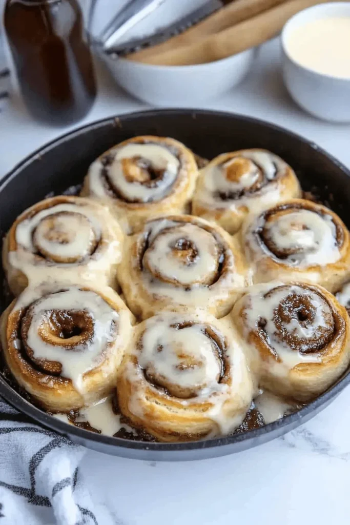 Quick Sourdough Discard Cinnamon Rolls