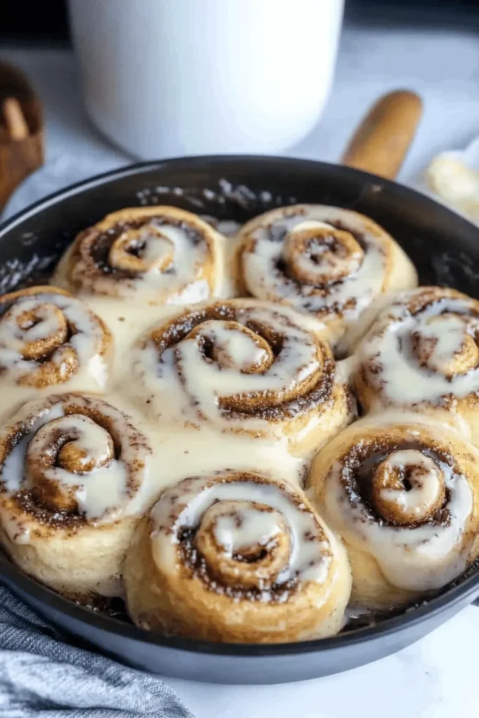 Quick Sourdough Discard Cinnamon Rolls