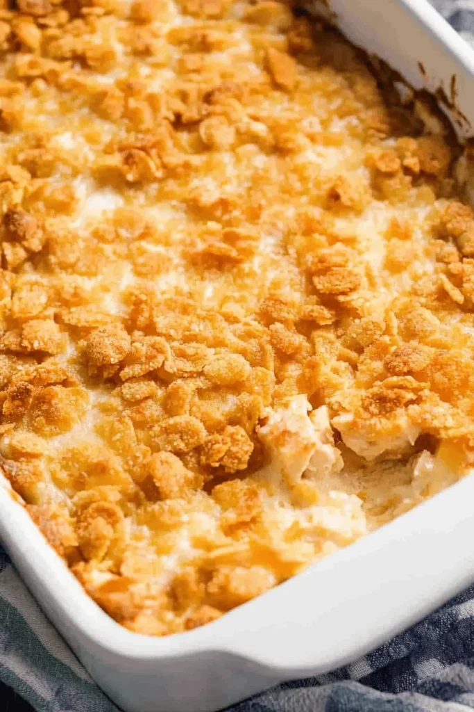 RITZ CRACKER CHICKEN CASSEROLE