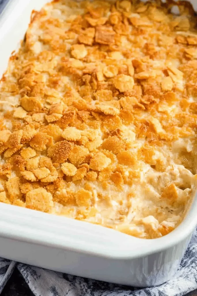 RITZ CRACKER CHICKEN CASSEROLE