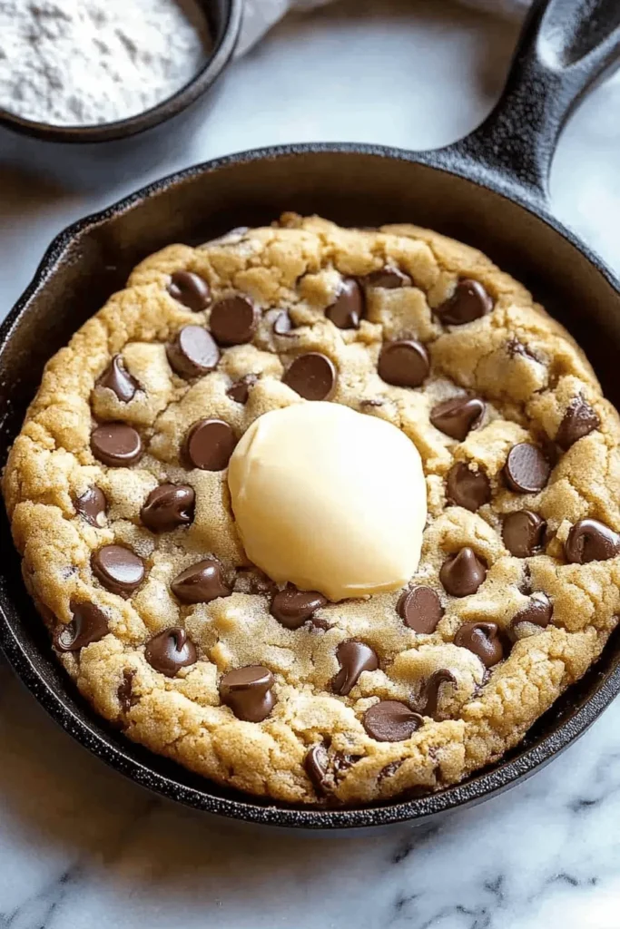 Chocolate Chip Skillet Cookie