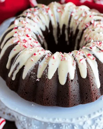 Chocolate Peppermint Bundt Cake