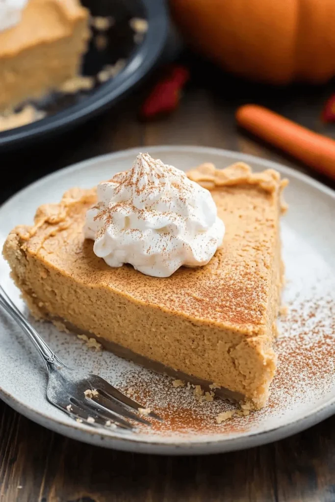 No Bake Pumpkin Pie